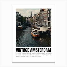 Amsterdam Vintage Canal Belt 1 Canvas Print