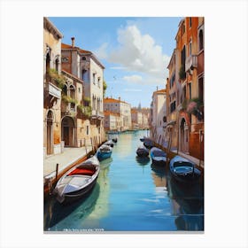 Venice Canal Canvas Print