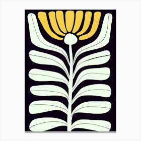 Henri Matisse Yellow Flower 1 Canvas Print