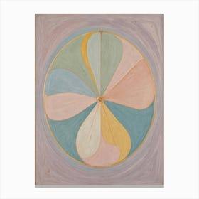 Pastel Dream Wheel Canvas Print