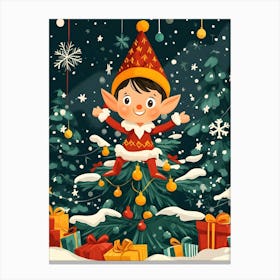 Christmas Elf 5 Canvas Print