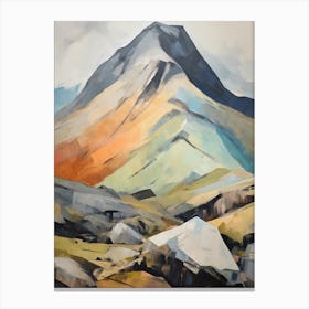 Carnedd Llewelyn Wales 3 Mountain Painting Canvas Print