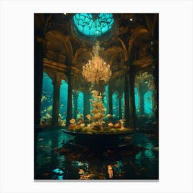 Mermaid'S Palace Canvas Print