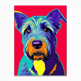 Scottish Terrier Andy Warhol Style dog Canvas Print