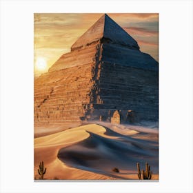 Great Pyramid Of Giza Canvas Print