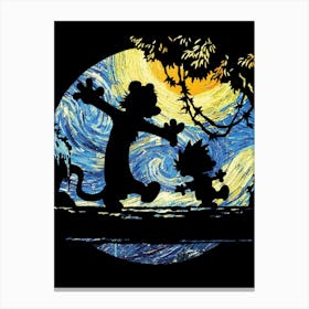 Calvin and Hobbes III Canvas Print