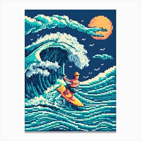 Pixel Art Canvas Print