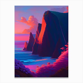 Na Pali Coast Dreamy Sunset 4 Canvas Print