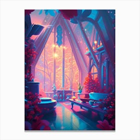 Ethereal Bedroom Canvas Print