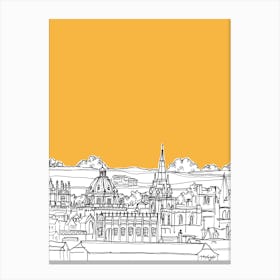 Oxford Rooftops Canvas Print
