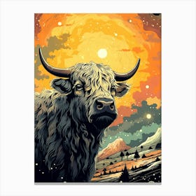 Highland Cow 1 Canvas Print