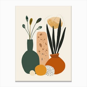 Abstract Objects Flat Illustration 10 Canvas Print