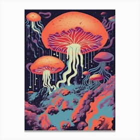 Psychedellic Mushroom  4 Canvas Print