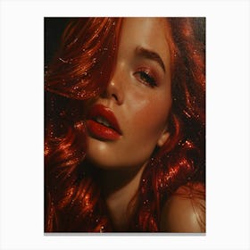 Red Haired Girl Canvas Print