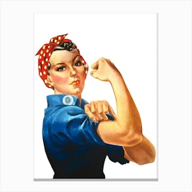 Rosie The Riveter Canvas Print