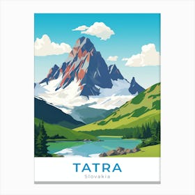 Slovakia Tatra Travel Canvas Print