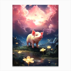 Pig In The Sky 1 Canvas Print