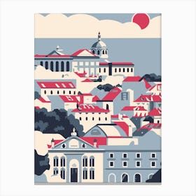 Lisbon Cityscape Canvas Print