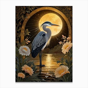 Blue Heron 1 Canvas Print