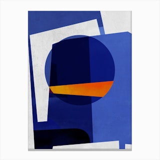 When In Blue 3 Canvas Print