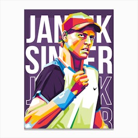 jannik sinner Canvas Print