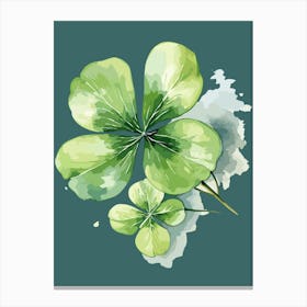 Four Leaf Clover Canvas Print