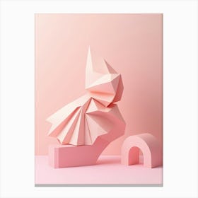 Origami Abstract Leinwandbild