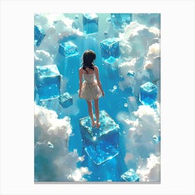 Ice girl Canvas Print