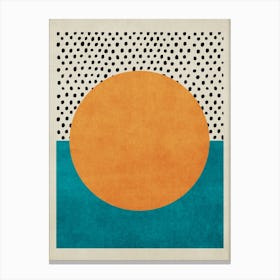 Sun Abstract Canvas Print