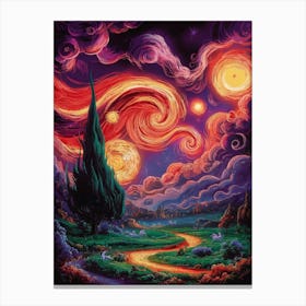 Starry Night 13 Canvas Print