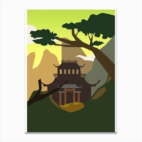 Chinese Temple Canvas Print