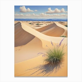 Sand Dunes no4 Leinwandbild