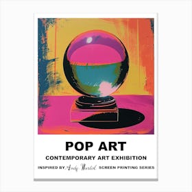 Poster Crystal Ball Pop Art 4 Lienzo