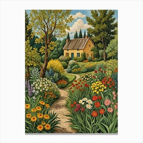 Garden Path Canvas Print