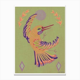 Fire Bird Canvas Print