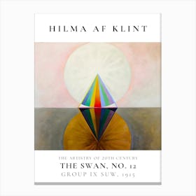 Hilma Af Klint Swan No 2 Canvas Print