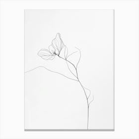 Flower On A Branch Canvas Print