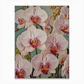 Orchid Close Up no1 Canvas Print