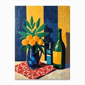 Still Life With Flowers Canvas Print