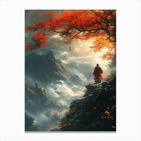 Buddhist Monk Canvas Print