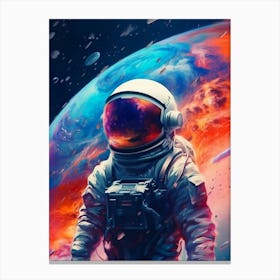 Space Astronaut Canvas Print