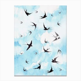 Swallows Canvas Print