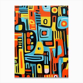 Afro Patterns 4 Canvas Print