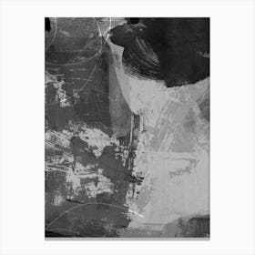 Black & White Abstract 3 Canvas Print