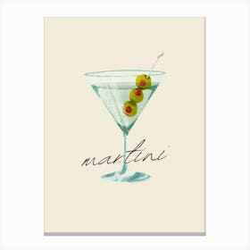 Martini Canvas Print