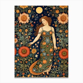 William Morris Flora And Fauna 3 Canvas Print