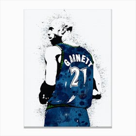 Kevin Garnett Minnesota Timberwolves 2 Canvas Print