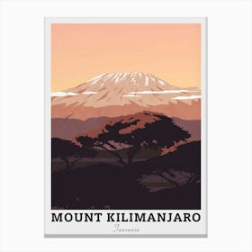 Mount Kilimanjaro Travel 1 Canvas Print