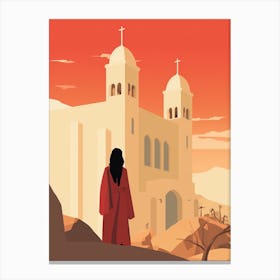 Oman 2 Travel Illustration Canvas Print