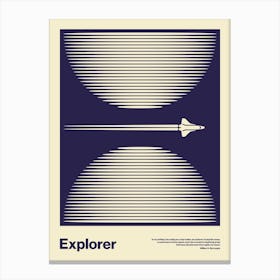 Explorer Canvas Print